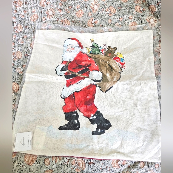 Pottery Barn Other - Santa pillow cover